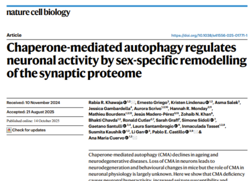 Nature Cell Biology, 14 October 2025