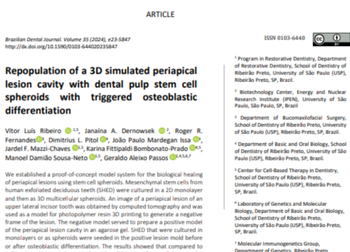 Brazilian Dental Journal, 16 December 2024